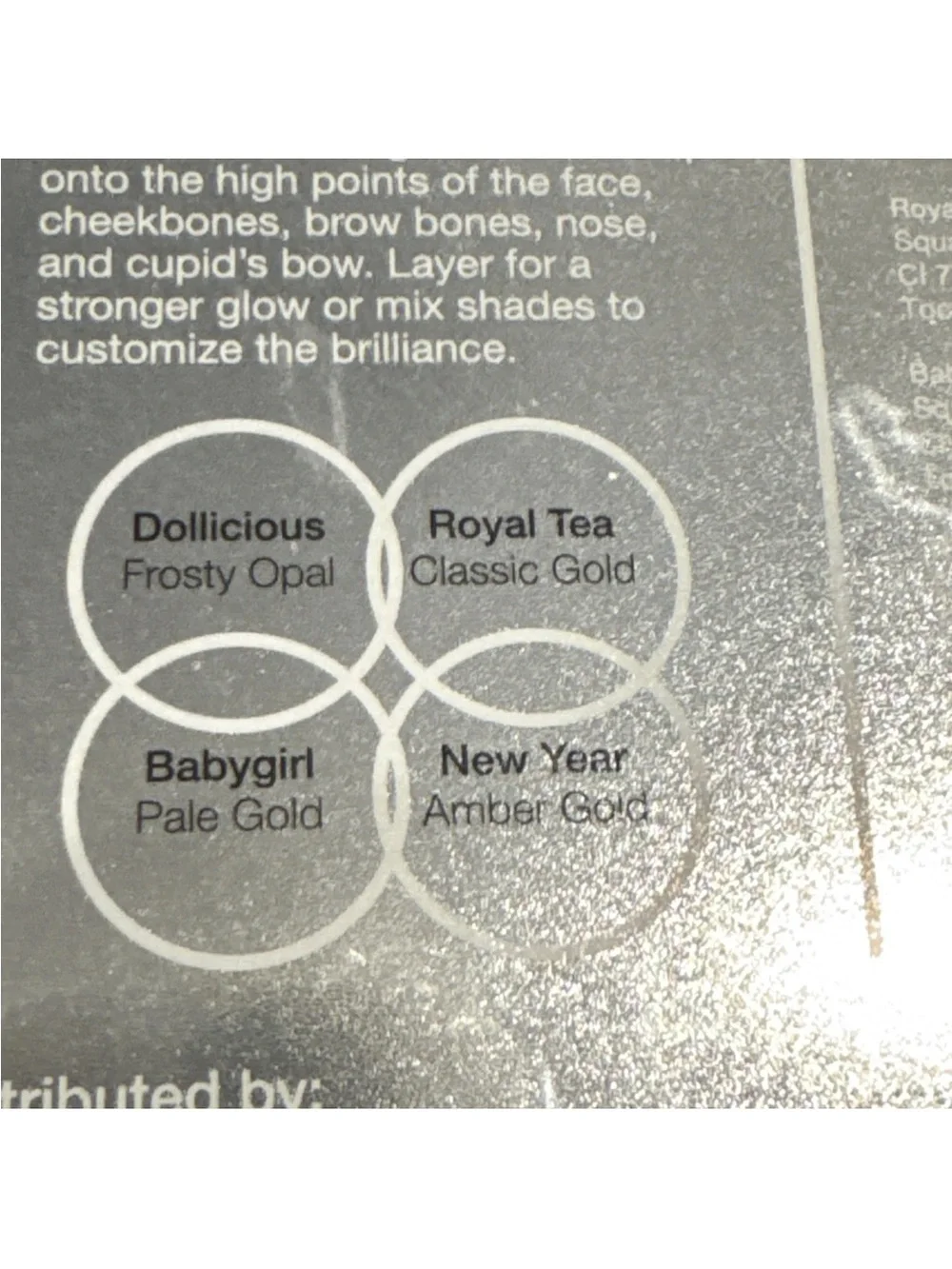 toyfactory Niacinamide Highlighter Palette 0.88oz Glow Makeup NEW niaface Sealed